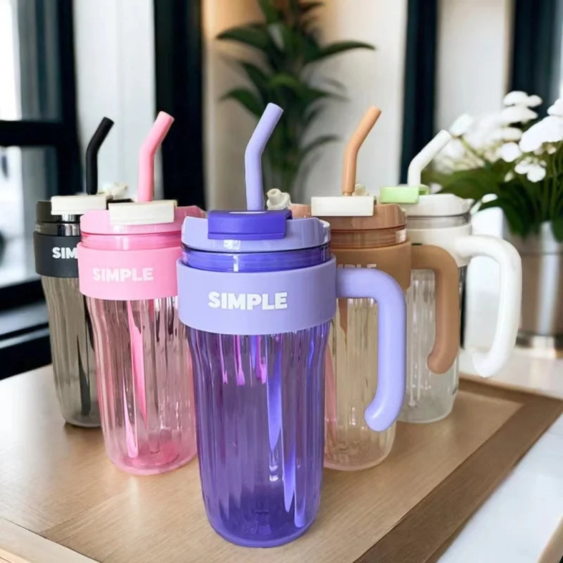 500ml Kiddie Twist Sipper Bottle – Durable, Leakproof Travel Water Bottle for Kids with Easy-Grip Handle & Straw