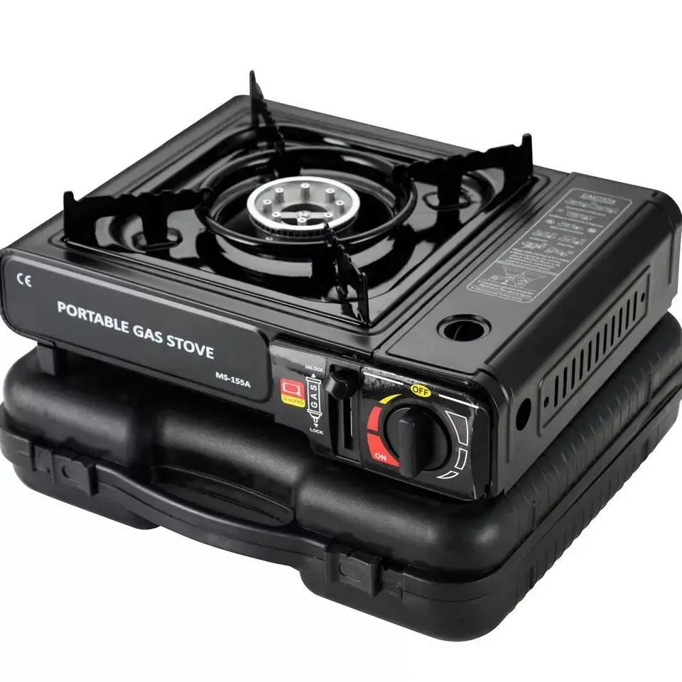Outdoor Camping Stove Portable Butane Stove with carry case  Gas Cooktops Burner Barbecue Stove