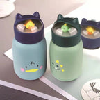 Kawaii WhimsyKids™ Animal Dome Glass Bottle  Premium Quality