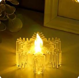 Crystal LED Candle Light – Elegant, Ambient Light Accent for Sophisticated Home Decor Premium Quality Single Deals™