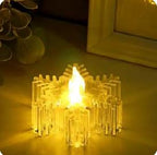 Crystal LED Candle Light – Elegant, Ambient Light Accent for Sophisticated Home Decor Premium Quality Single Deals™