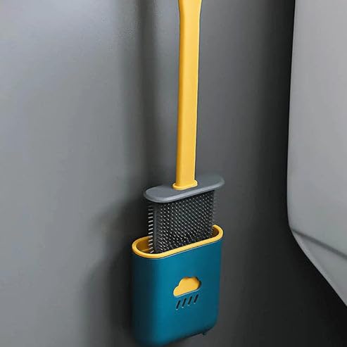 Silicon Toilet Brush with Slim Holder – Sophisticated Maintenance Solution Premium Quality SingleDeals™