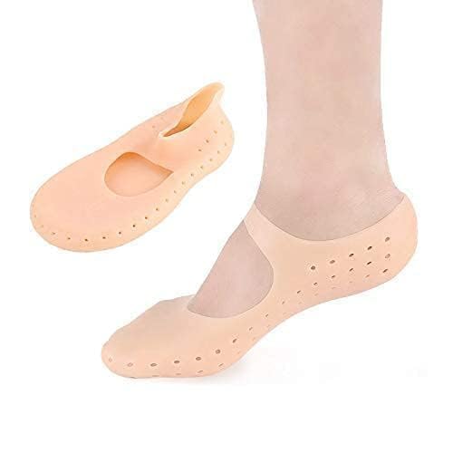 Moisturizing Silicone Gel Heel & Foot Socks - Breathable, Anti-Crack Treatment Sleeves for Soft, Hydrated Feet Premium Quality Single Deals™