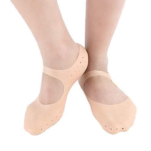 Moisturizing Silicone Gel Heel & Foot Socks - Breathable, Anti-Crack Treatment Sleeves for Soft, Hydrated Feet Premium Quality Single Deals™