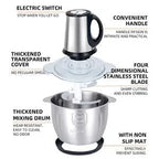 Single Deals™ 2L Food Blender Grinder & Chopper with Handle [Premium Quality]