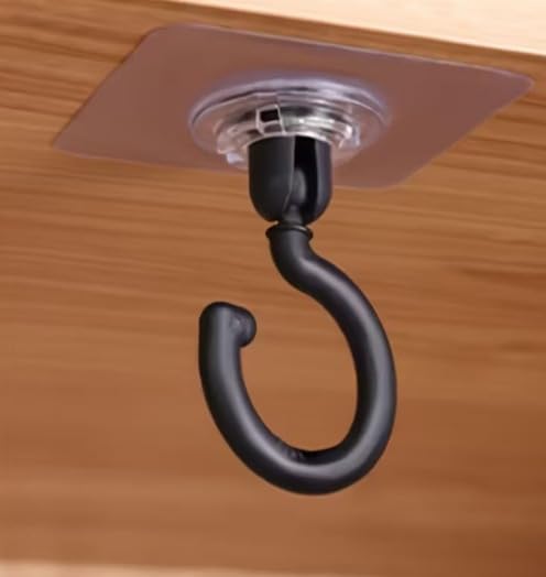 Single Deals™ 360 Degrees Transparent Black Hook