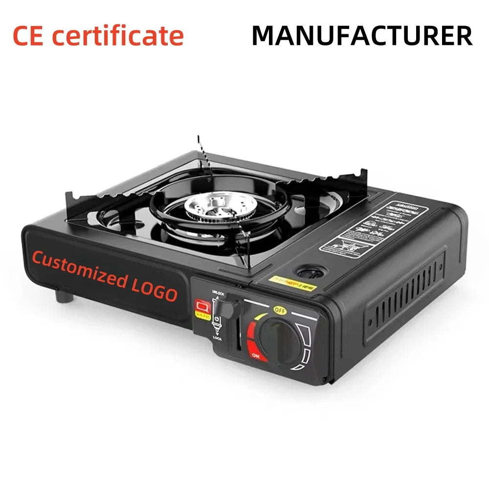 Outdoor Camping Stove Portable Butane Stove with carry case  Gas Cooktops Burner Barbecue Stove