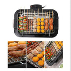 PORTABLE ELECTRIC BBQ  GRILL INDOOR & OUTDOOR COLUR BLACK