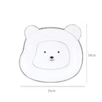 Plastic Dish Cartoon – Decorative Bear-Shaped Dessert Plates with Storage Stand for Appetizers, Cakes, and Party Presentation Premium Quality Single Deals™