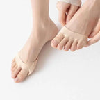Comfortable Forefoot Sponge Cushion Socks - Breathable Half-Sock Pads with Toe Separators for Pain Relief and All-Day Comfort in Heels Premium Quality Single Deals™