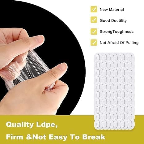 100-Piece Disposable Waterproof Ear Covers - Essential Protective Shields for Hair Coloring, Showering, and Salon Treatments Premium Quality Single Deals™