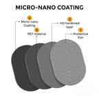 Premium Car Anti-Fog & Rainproof Mirror/Window Film Set – Clear Vision Protective Film for Enhanced Driving Safety (Oval & Square) Premium Quality Single Deals™
