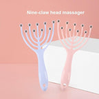 Premium Nine Finger Ball Head Massager – Ergonomic Scalp Relaxation Tool