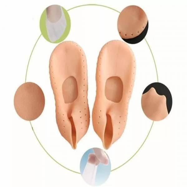 Moisturizing Silicone Gel Heel & Foot Socks - Breathable, Anti-Crack Treatment Sleeves for Soft, Hydrated Feet Premium Quality Single Deals™