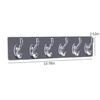 Single Deals™ 6 Pcs Silver Sticker Hook Premium Quality