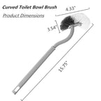 Bathroom Wall-Mounted Toilet Curved Brush – Sophisticated Maintenance Solution Premium Quality SingleDeals™