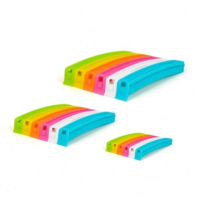 Single Deals™ Food Bag Clips (18 PCS) [Premium Quality]