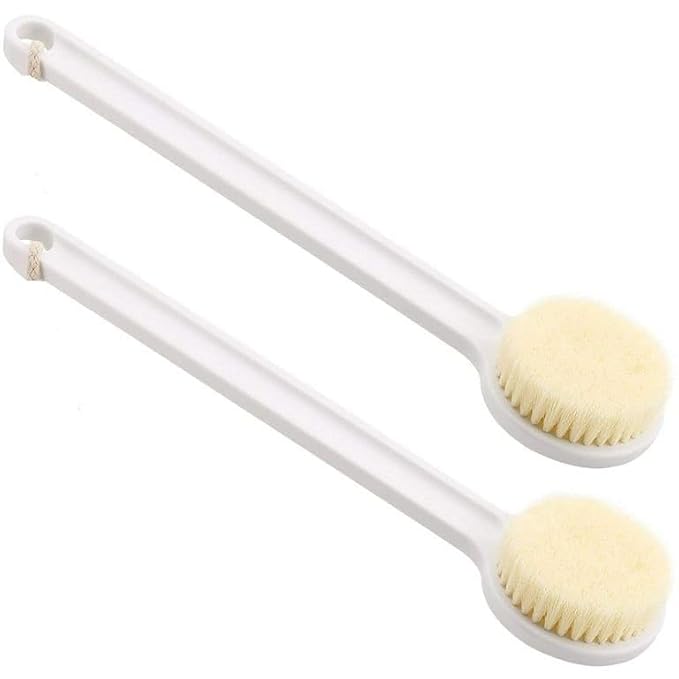 Long-Handle Bath Brush – Ergonomic Scrubber for Targeted Back and Body Cleansing