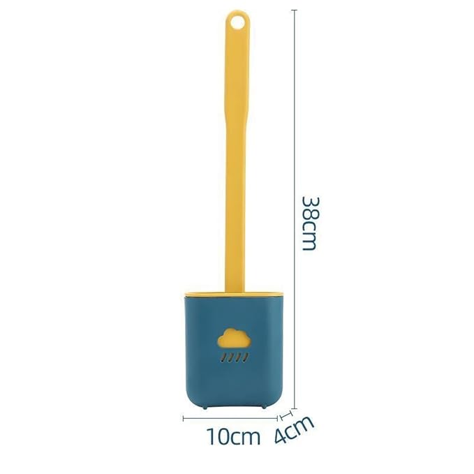 Silicon Toilet Brush with Slim Holder – Sophisticated Maintenance Solution Premium Quality SingleDeals™