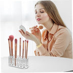 26-Slot Professional Makeup Brush Stand – High-Capacity Acrylic Organizer for Cosmetic Tool Storage Premium Quality Single Deals™