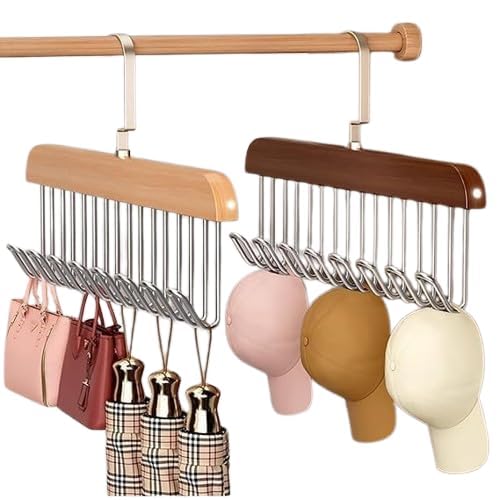 Single Deals™ Wooden 8 Hook Hangers