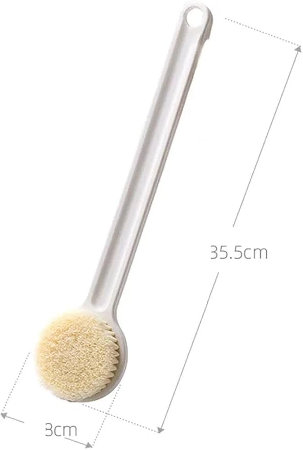 Long-Handle Bath Brush – Ergonomic Scrubber for Targeted Back and Body Cleansing