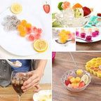 37-Cavity Hexagonal Ice Cube Tray Honey Comb  – Flexible Silicone Mold for Creative Fruit Infusions, Cocktails, and Kitchen Organization Premium Quality Single Deals™