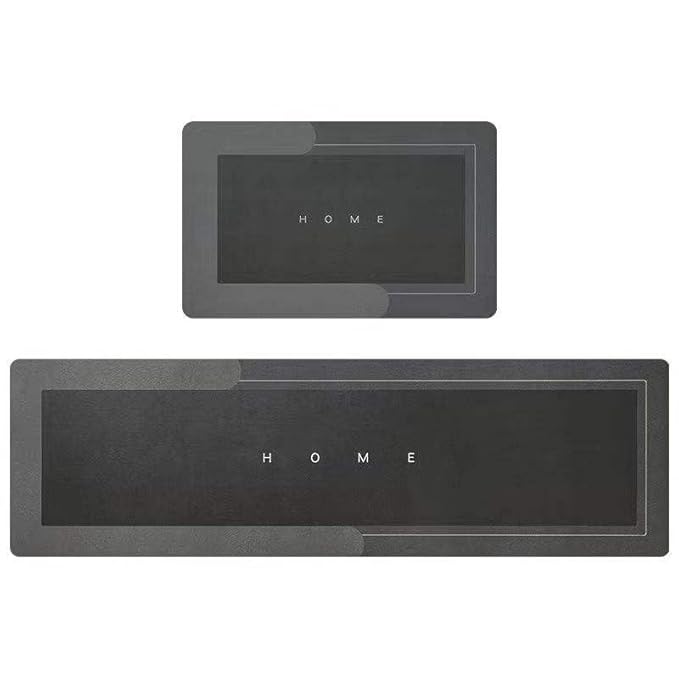 Premium 2-Piece Rectangular Kitchen Mat Set – Cushioned, Anti-Fatigue Surface for Enhanced Comfort and Floor Protection Premium Quality Single Deals™