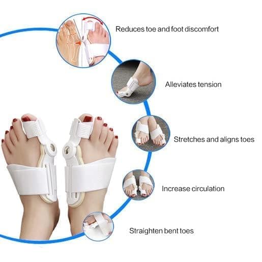 Adjustable Professional Bunion Corrector & Toe Straightener - Orthopedic Splint for Realignment and Pain Relief Premium Quality Single Deals™