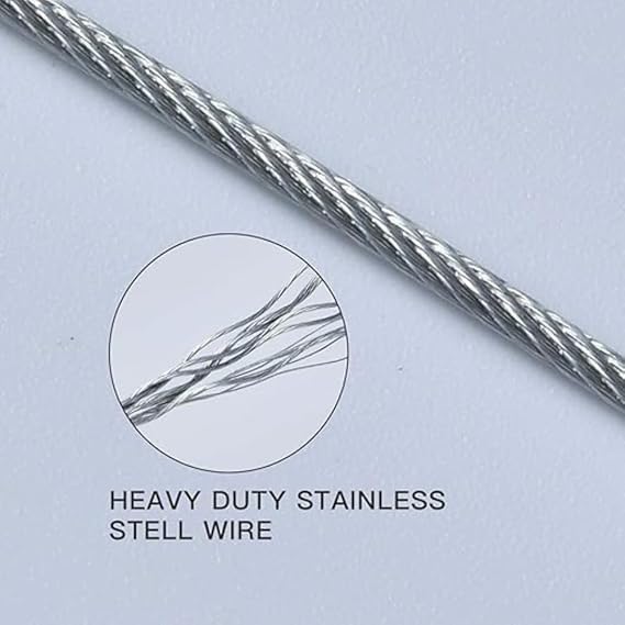 Single Deals™ 10 Meter Heavy Duty Clothes Drying Rope With Hooks - Premium Quality