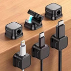 Premium 6-Piece Data Cable Holder Set – Sophisticated Professional Cable Management Solution