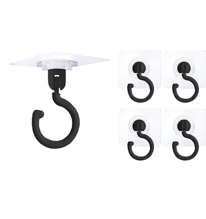 Single Deals™ 360 Degrees Transparent Black Hook