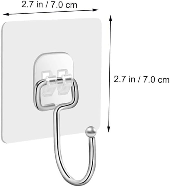 Single Deals™ 7 X 7 Transparent Large Sticker Hook