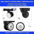 Protective Wheel Cover Set (8 Pcs) – Durable, Anti-Wear Silicone Sleeves for Quiet and Smooth Movement Premium Quality Single Deals™
