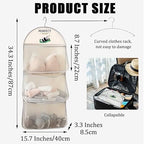 Single Deals™ 3 Layer Hanging Sock & Underwear Organizer - Premium Quality