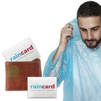 Compact Emergency RainCard – Portable, Pocket-Sized Disposable Rain Poncho for Instant Weather Protection Premium Quality Single Deals™