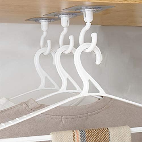 Single Deals™ 360 Degrees Transparent Hook White 3.34 inch x 2.95 inch