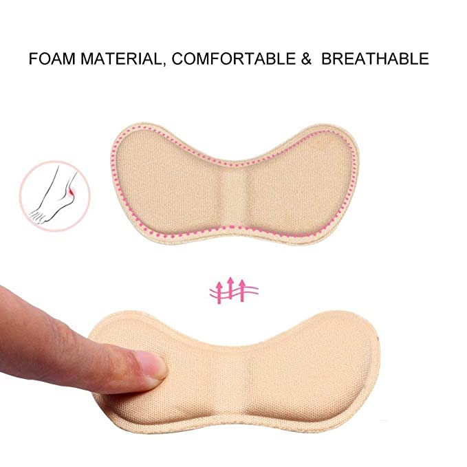 Comfortable Butterfly Sponge Heel Grips - Soft Adhesive Cushion Pads for Blister Prevention and Improved Shoe Fit Premium Quality Single Deals™