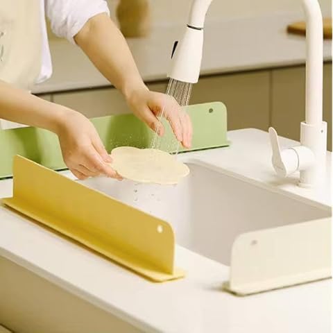 Sink Splash Guard 12x4 Inch Silicone Kitchen Water Suction Cup – Sophisticated Maintenance Solution Premium Quality SingleDeals™