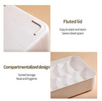 Single Deals™ 10 Compartment Underwear Storage Box - Premium Quality