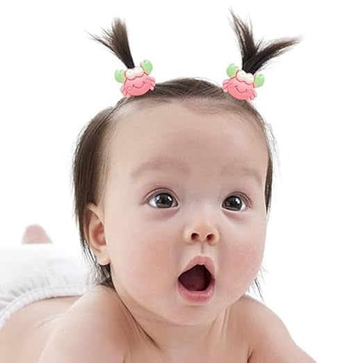 30-Piece Cute Cartoon Hairband Set – Playful & Elastic Accessories