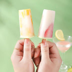 Round Ice Cream Candy Molds with Sticks for Kids Summer Party | Reusable Popsicles Candy Molds | 8 Candy Mold Maker (Multicolour)