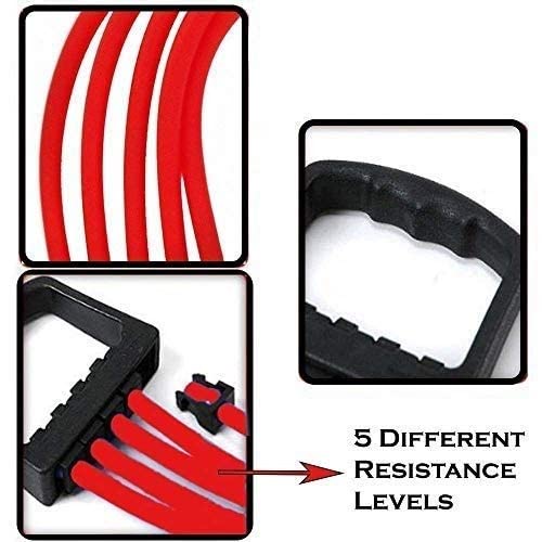 5-Spring Chest Expander – Adjustable Resistance Fitness Tool for Upper Body Toning and Strength Training Premium Quality Single Deals™