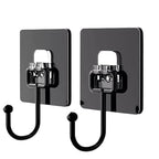 Single Deals™ 7 X 7 Black Large Hook Sticker