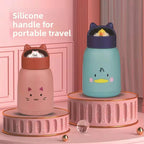 Kawaii WhimsyKids™ Animal Dome Glass Bottle  Premium Quality