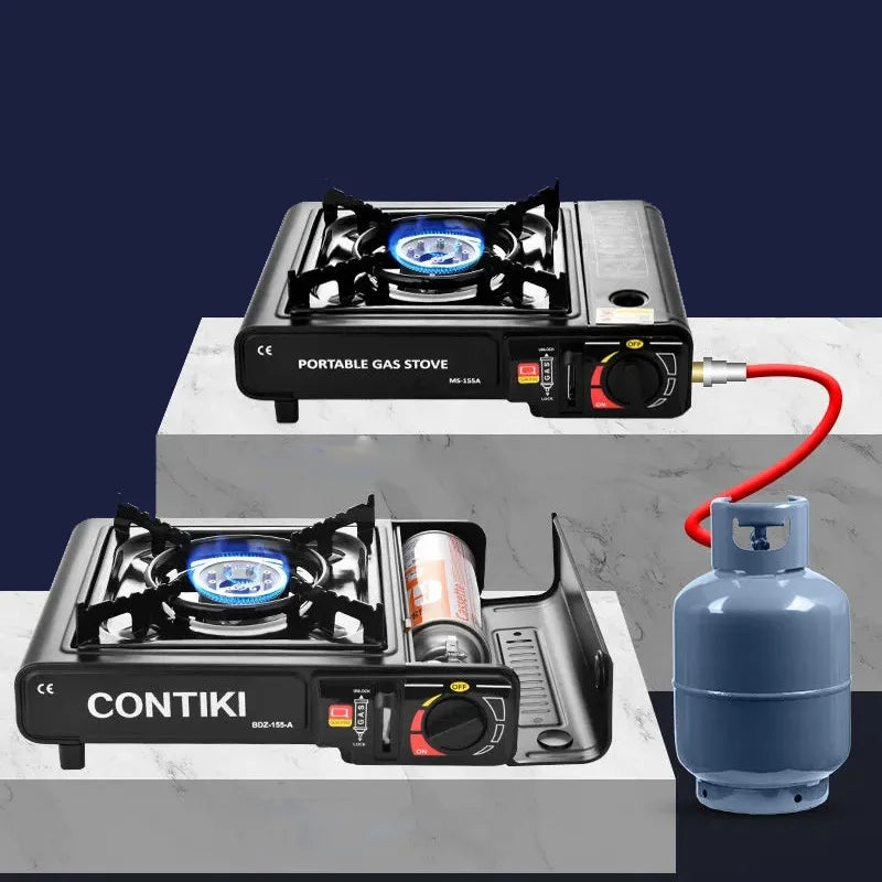 Outdoor Camping Stove Portable Butane Stove with carry case  Gas Cooktops Burner Barbecue Stove