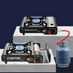 Outdoor Camping Stove Portable Butane Stove with carry case  Gas Cooktops Burner Barbecue Stove