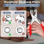 Single Deals™ Silver Button Set With Pliers (100 Pcs) - Premium Quality