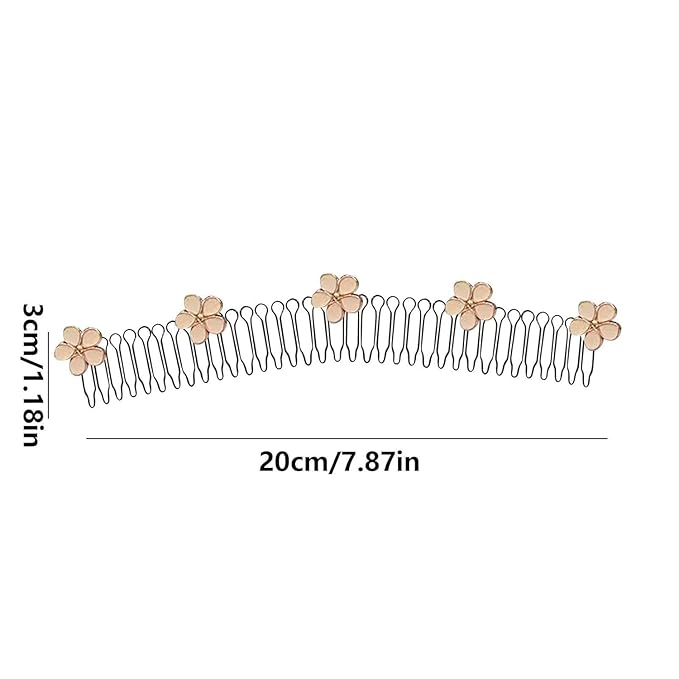 U-Shape Flower Hair Clip – Decorative Styling Accessory