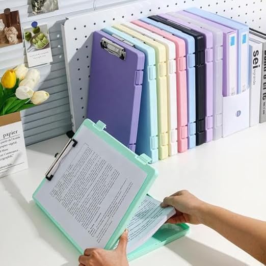 Premium A4 Clipboard Box File – Stylish, Multi-Functional Document Organizer for Home and Office Workspaces Premium Quality Single Deals™